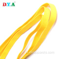 Żółty elastyczny sznur o szerokości 1/4 cala